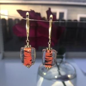 318: Tiger Stripe Earrings